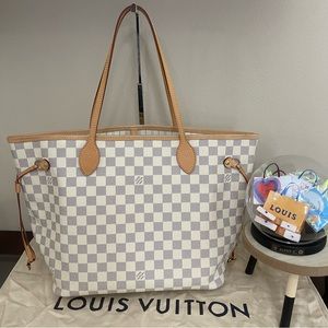 Louis Vuitton Neverfull MM Damier Azur